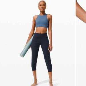 lululemon | Align Jogger Crop Pant True Navy 23 inch inseam size 6